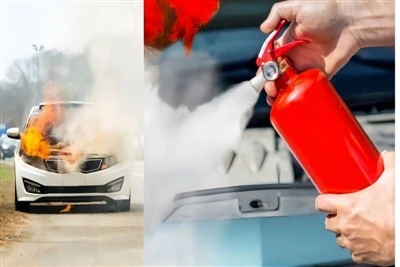 Fire Extinguisher in Car Fire Extinguisher in Car